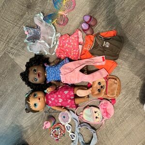 Charming Doll Duo baby alive with Accessories